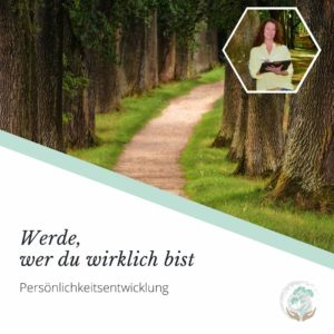 Titelbild Werde, wer du wirklich bist Weg durch Allee