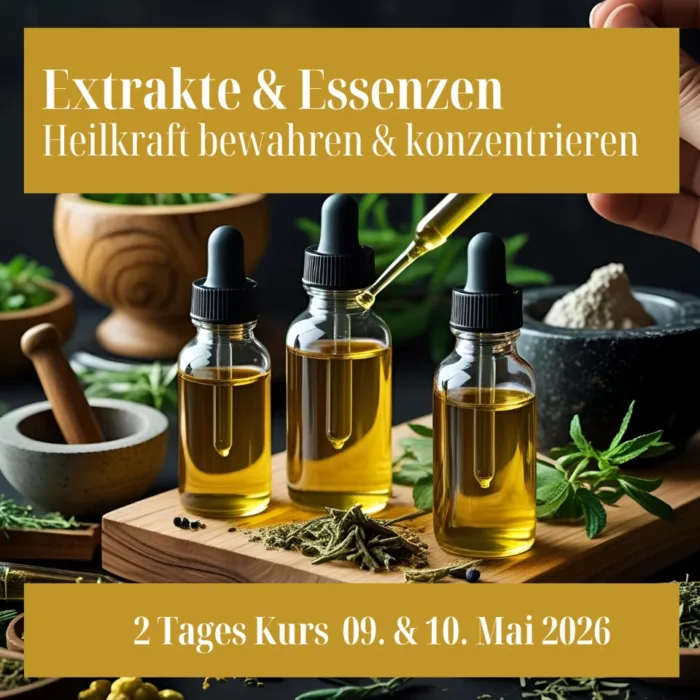 Extrakte & Essenzen – Heilkraft bewahren und konzentrieren