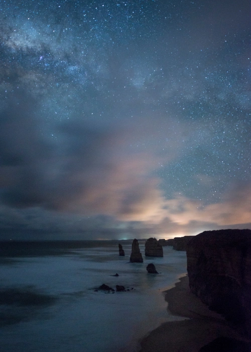 rauhnaechte-meer Meer mit dunklem Himmel
